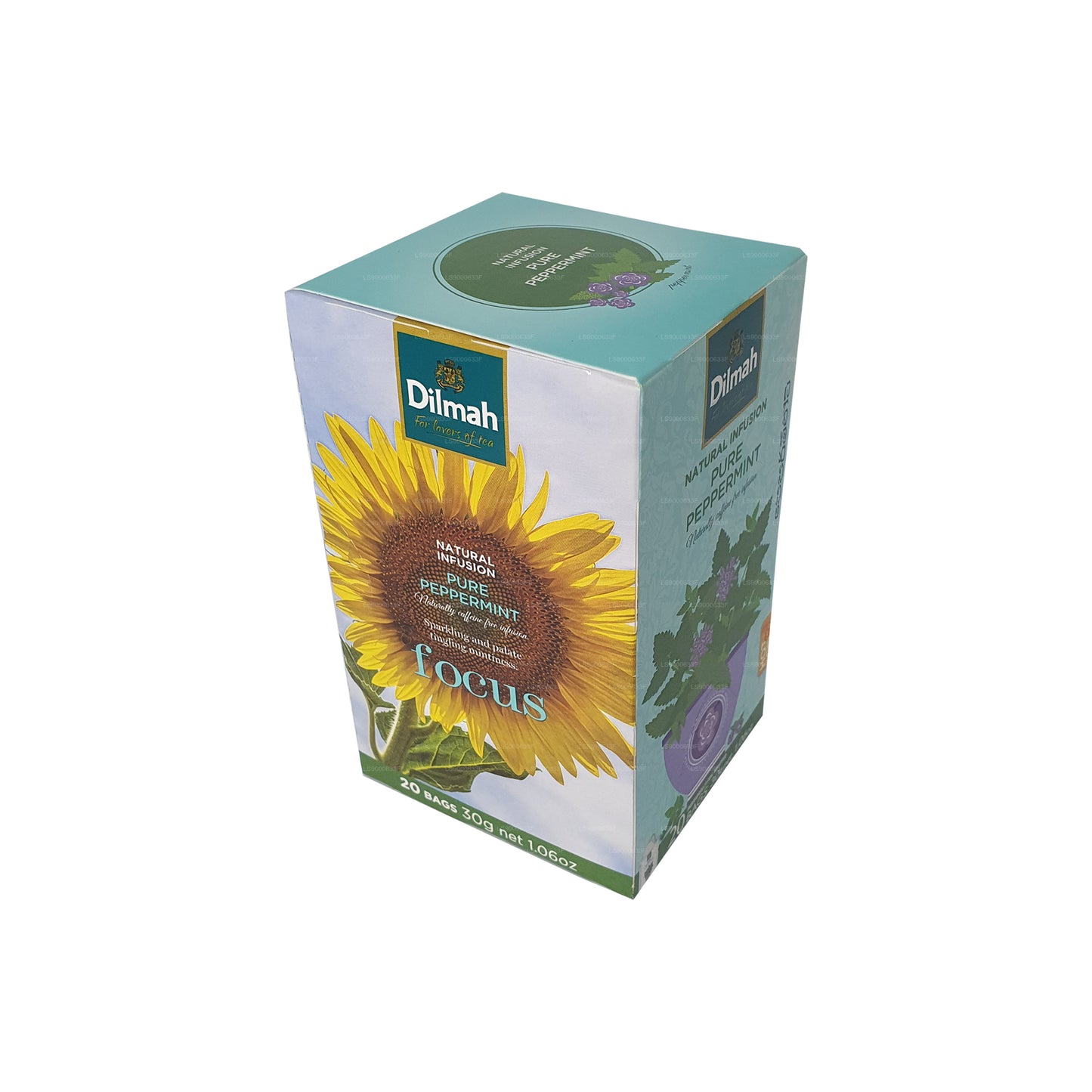 Dilmah Natural Infusion Czysta mięta pieprzowa (30g) 20 torebek herbaty