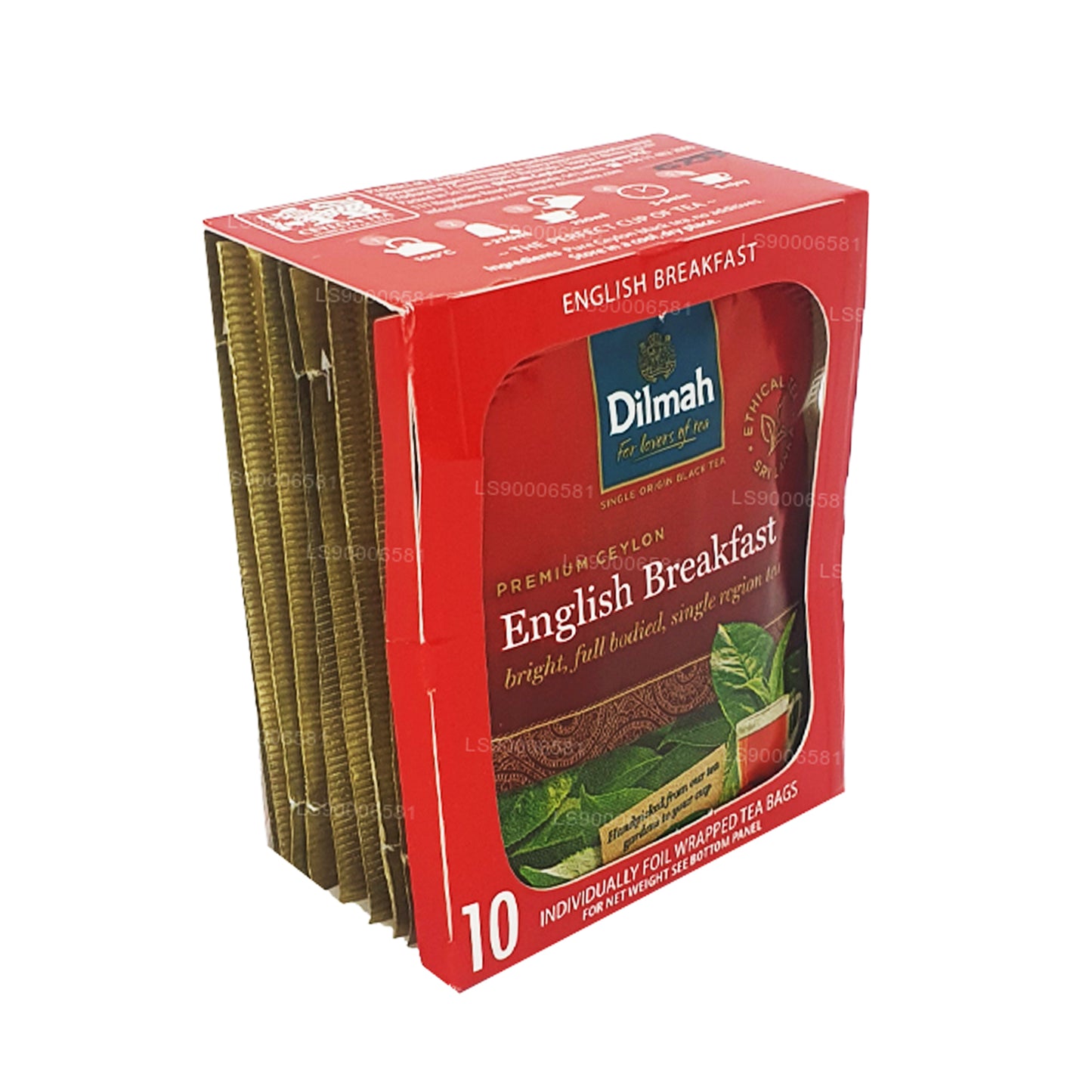 Dilmah angielska herbata śniadaniowa (20g) 10 torebek herbaty pakowane pojedynczo folią