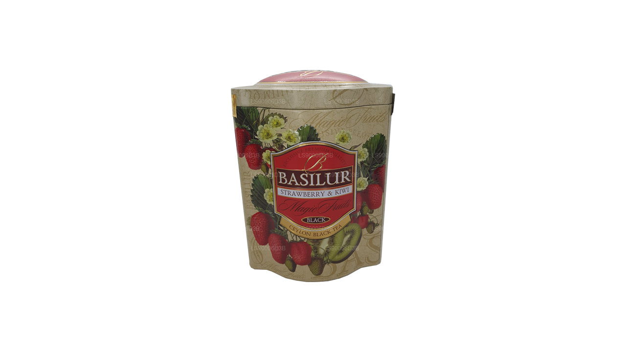 Basilur Truskawka i Kiwi Magiczne Owoce Tin Caddy (100g)