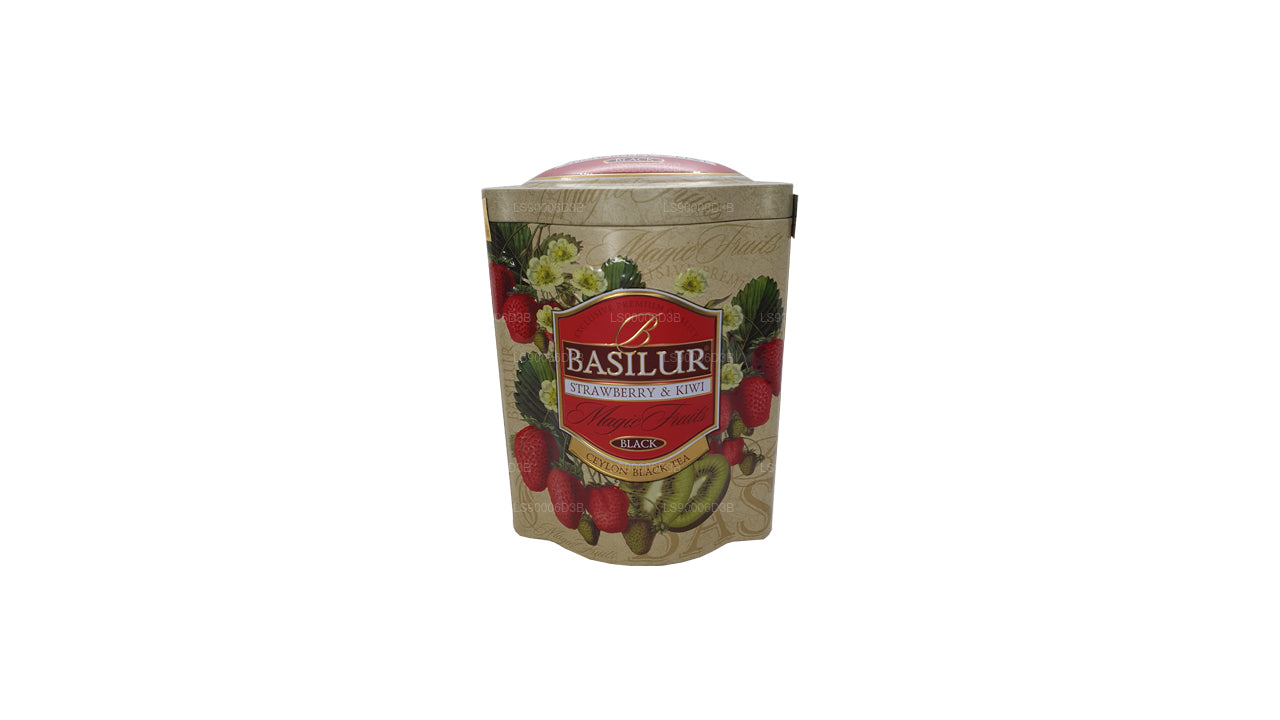 Basilur Truskawka i Kiwi Magiczne Owoce Tin Caddy (100g)