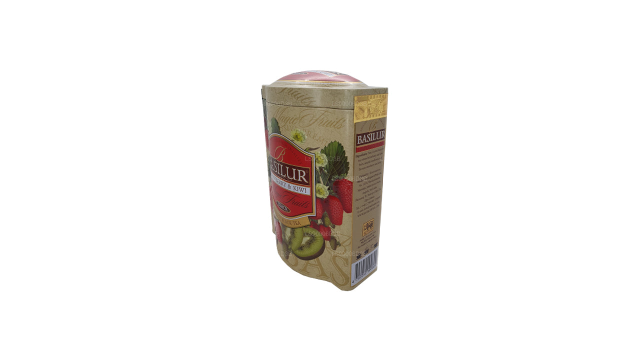 Basilur Truskawka i Kiwi Magiczne Owoce Tin Caddy (100g)