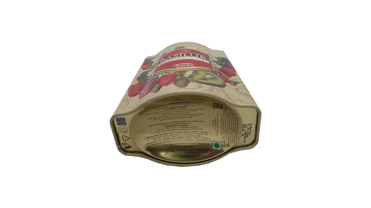 Basilur Truskawka i Kiwi Magiczne Owoce Tin Caddy (100g)