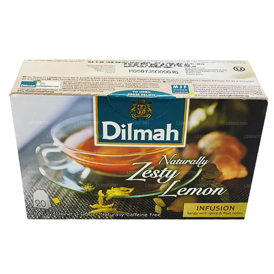 Dilmah Naturalnie Zesty Cytryna (30g) 20 torebek herbaty