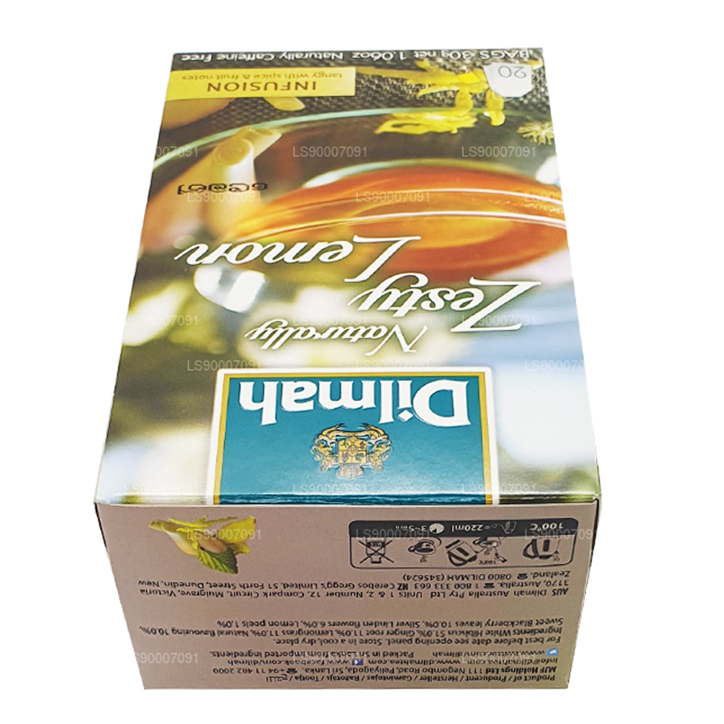 Dilmah Naturalnie Zesty Cytryna (30g) 20 torebek herbaty