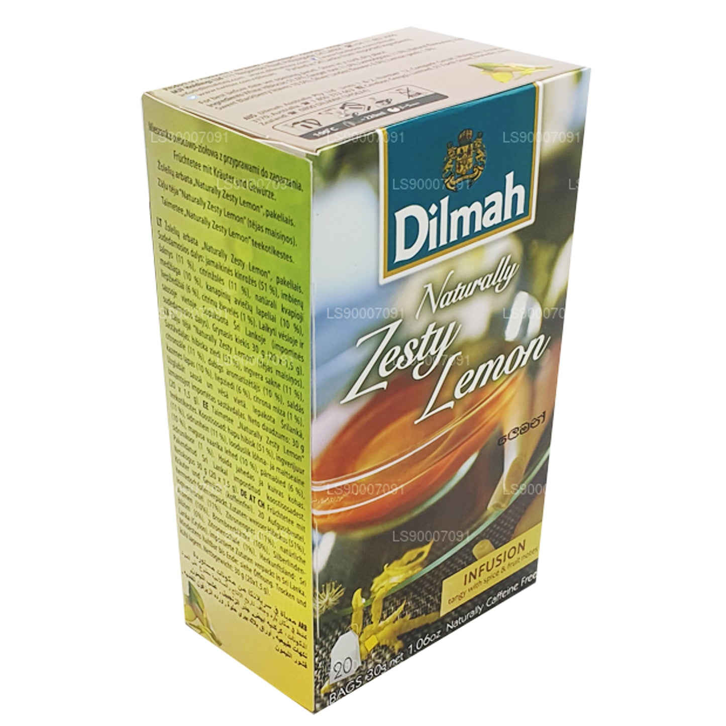 Dilmah Naturalnie Zesty Cytryna (30g) 20 torebek herbaty