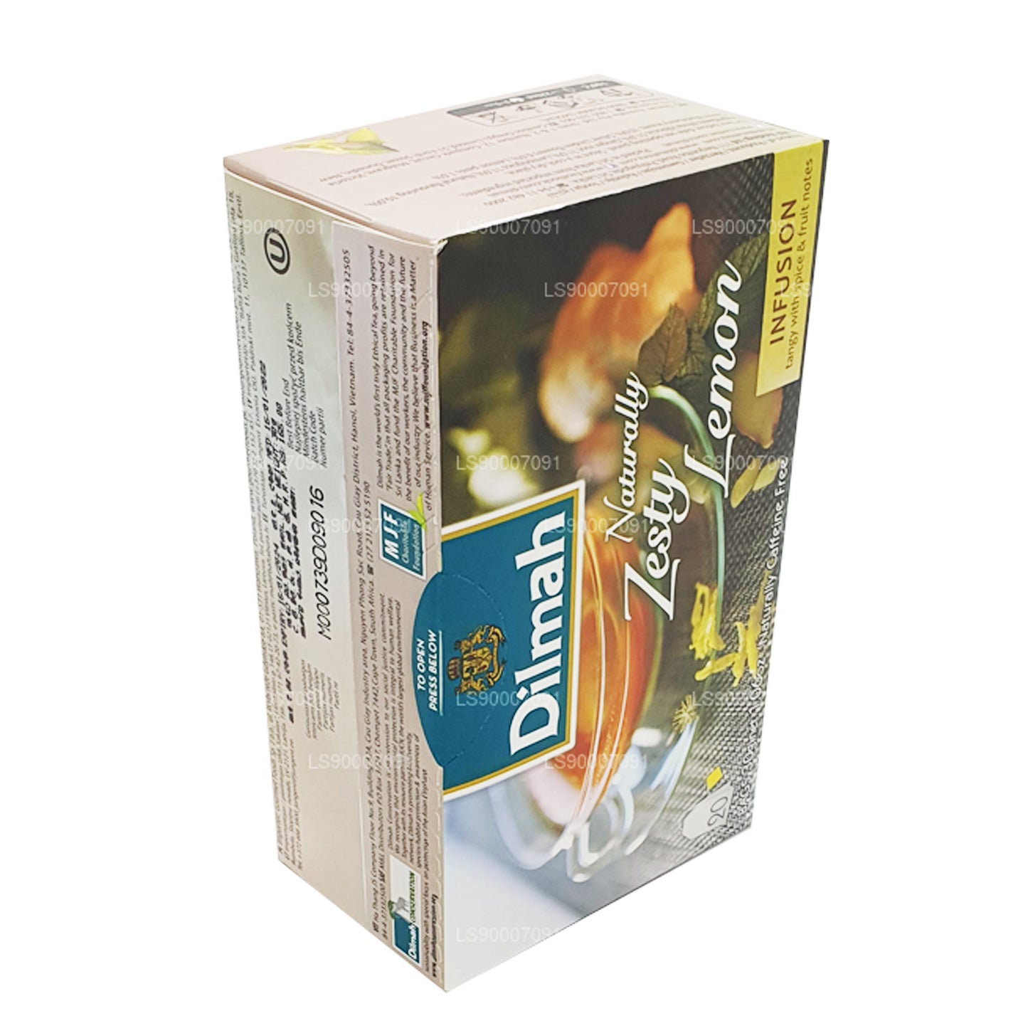 Dilmah Naturalnie Zesty Cytryna (30g) 20 torebek herbaty