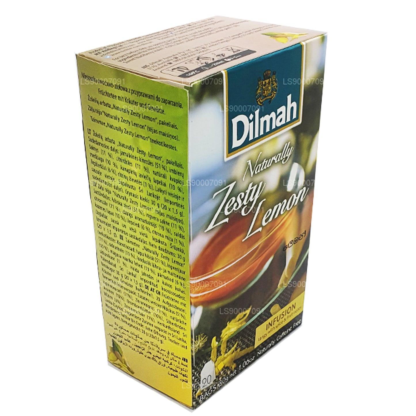 Dilmah Naturalnie Zesty Cytryna (30g) 20 torebek herbaty