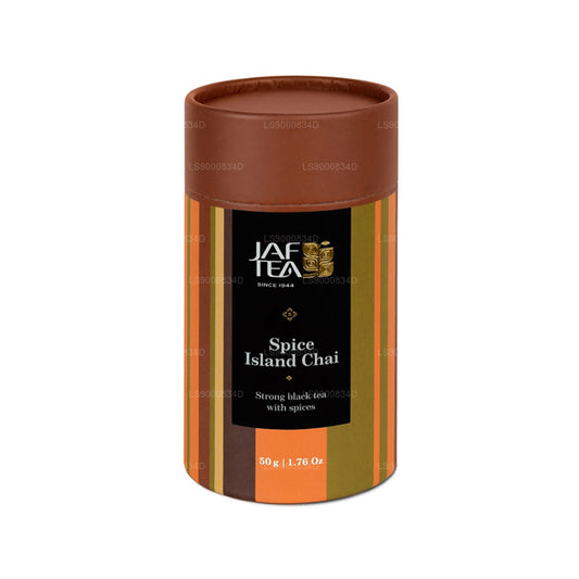 Jaf Tea Spice Island Chai - Stong Balck Herbata Z Przyprawami Caddy (50g)