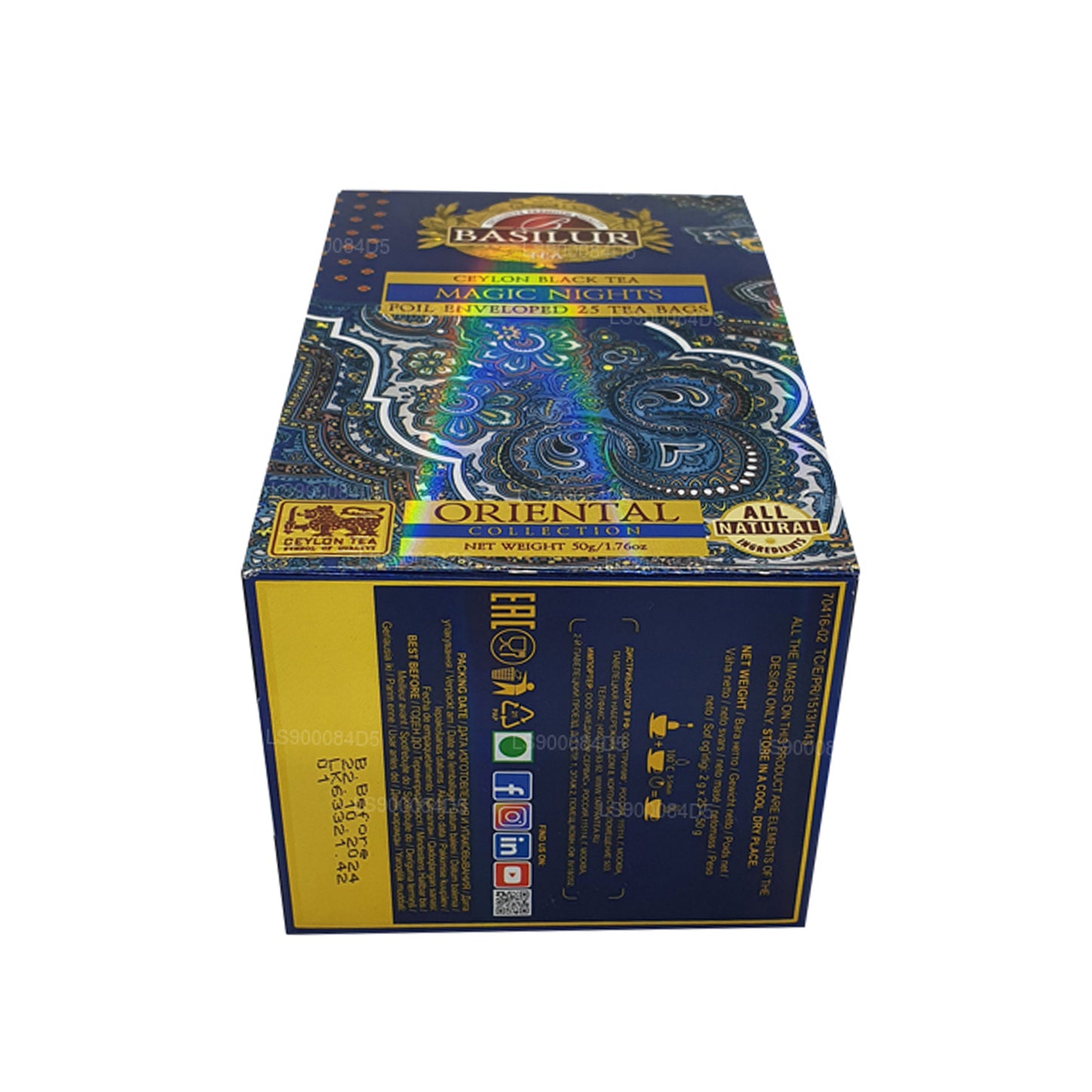 Basilur Oriental „Magiczne noce” (50g) 25 torebek