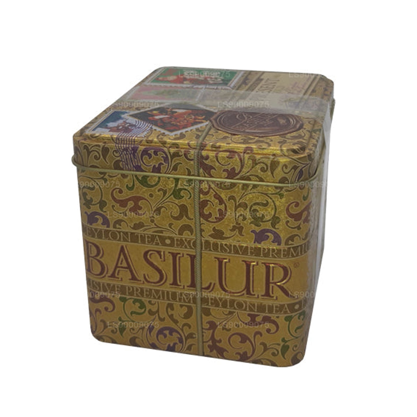 Basilur Present Gold Czarna puszka do herbaty (100g)