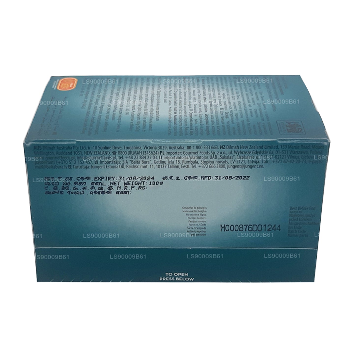 Dilmah Herbata organiczna (100g) 50 torebek