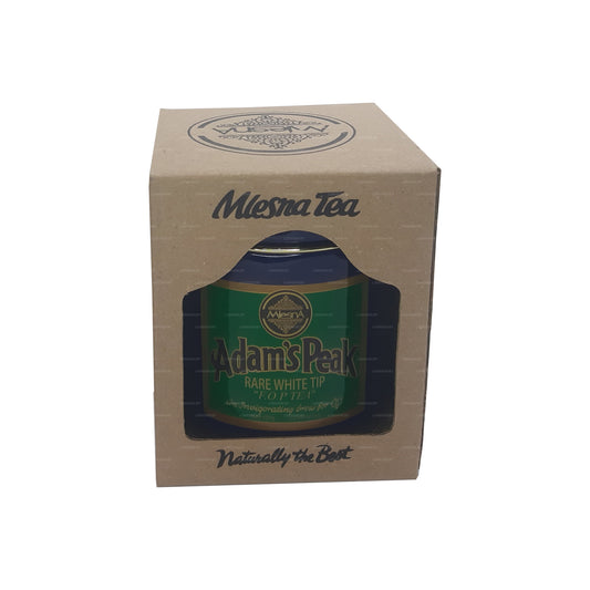 Mlesna Tea Adam's Peak Rzadka Biała końcówka FOP Herbata liściasta w metalowym pojemku (100g)