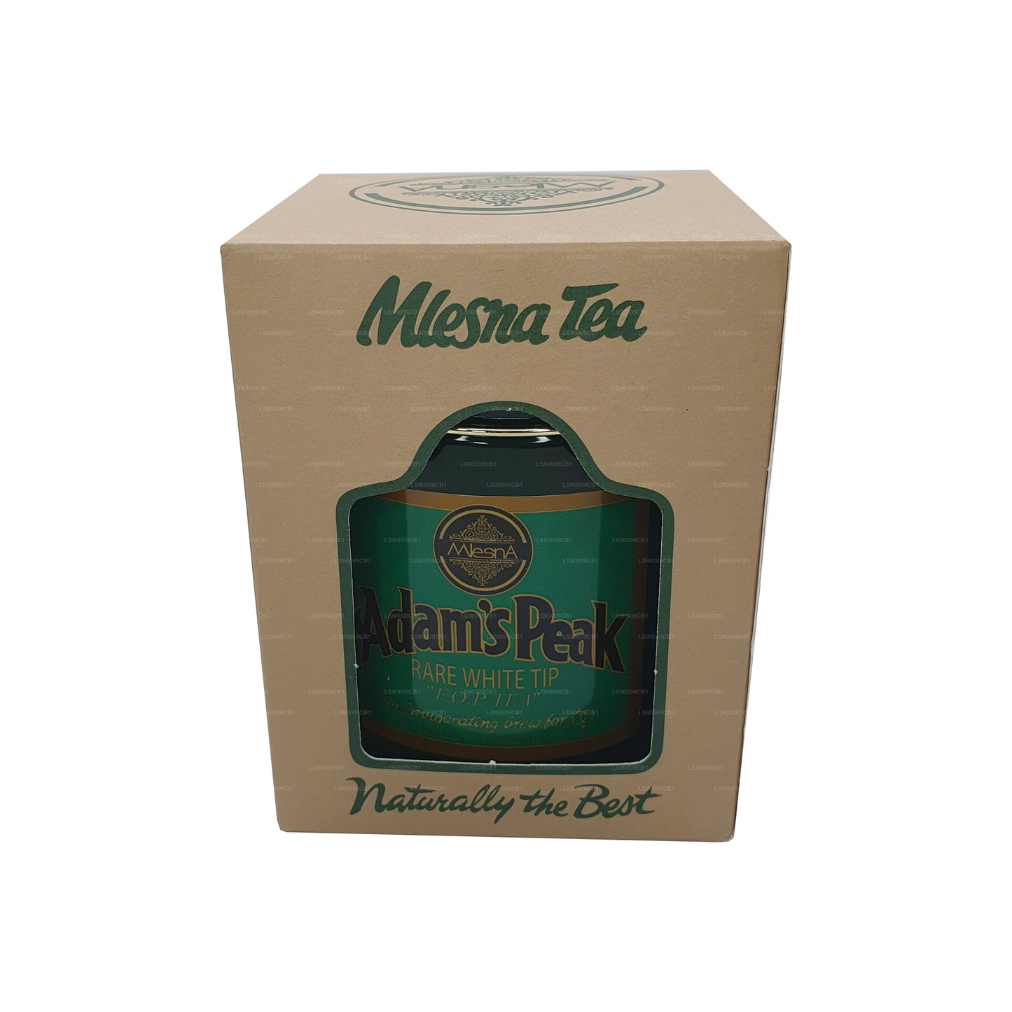 Mlesna Tea Adam's Peak Rzadka Biała końcówka FOP Herbata liściasta w metalowym pojemku (100g)