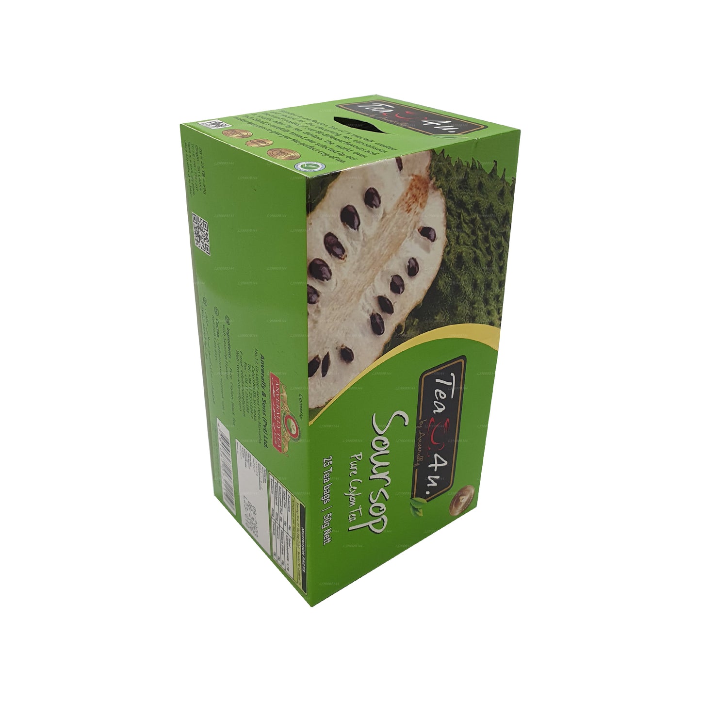 Tea4U Czarna Herbata z Soursop (50g) 25 torebek herbaty