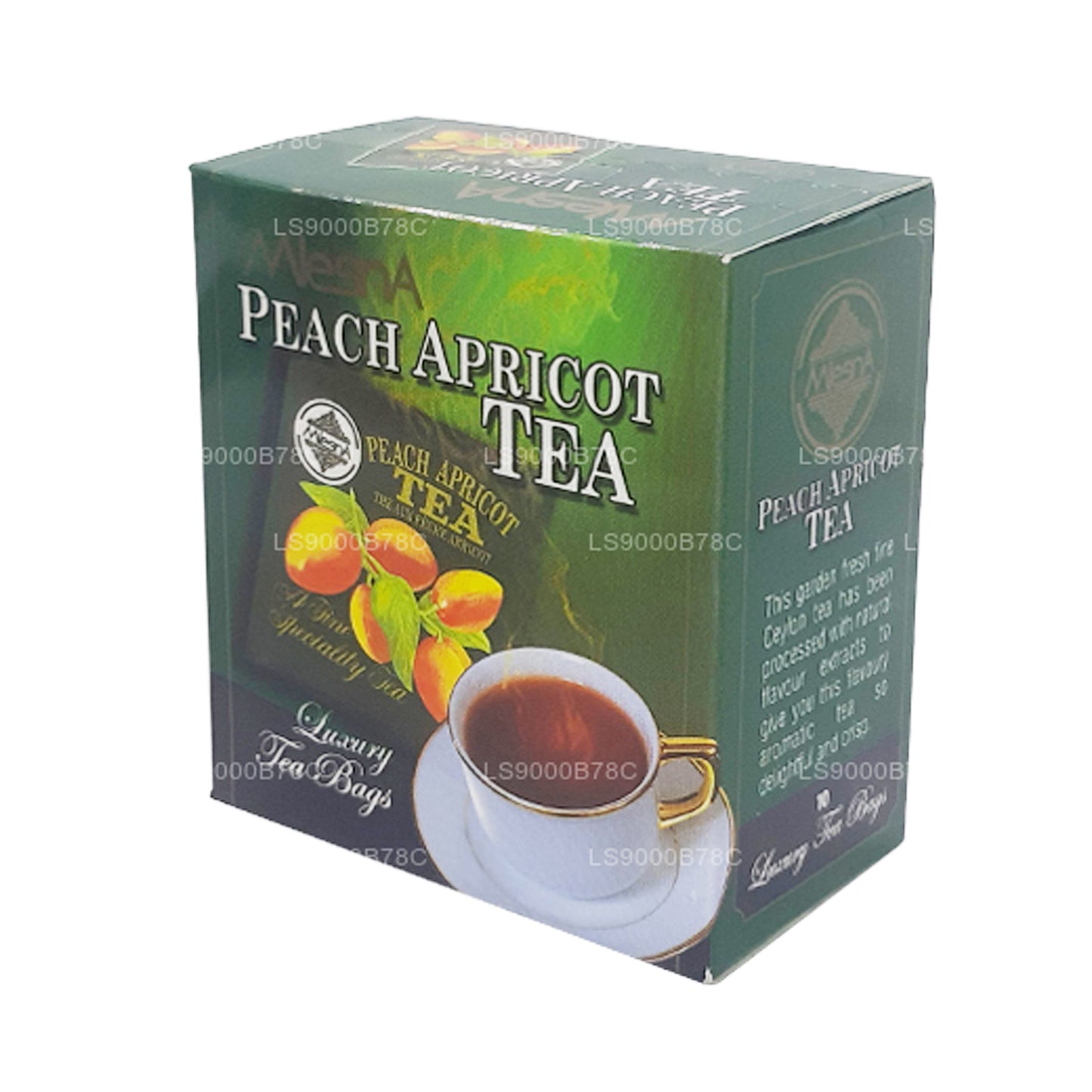 Mlesna Peach Apricot Tea (20g) 10 luksusowych torebek herbaty