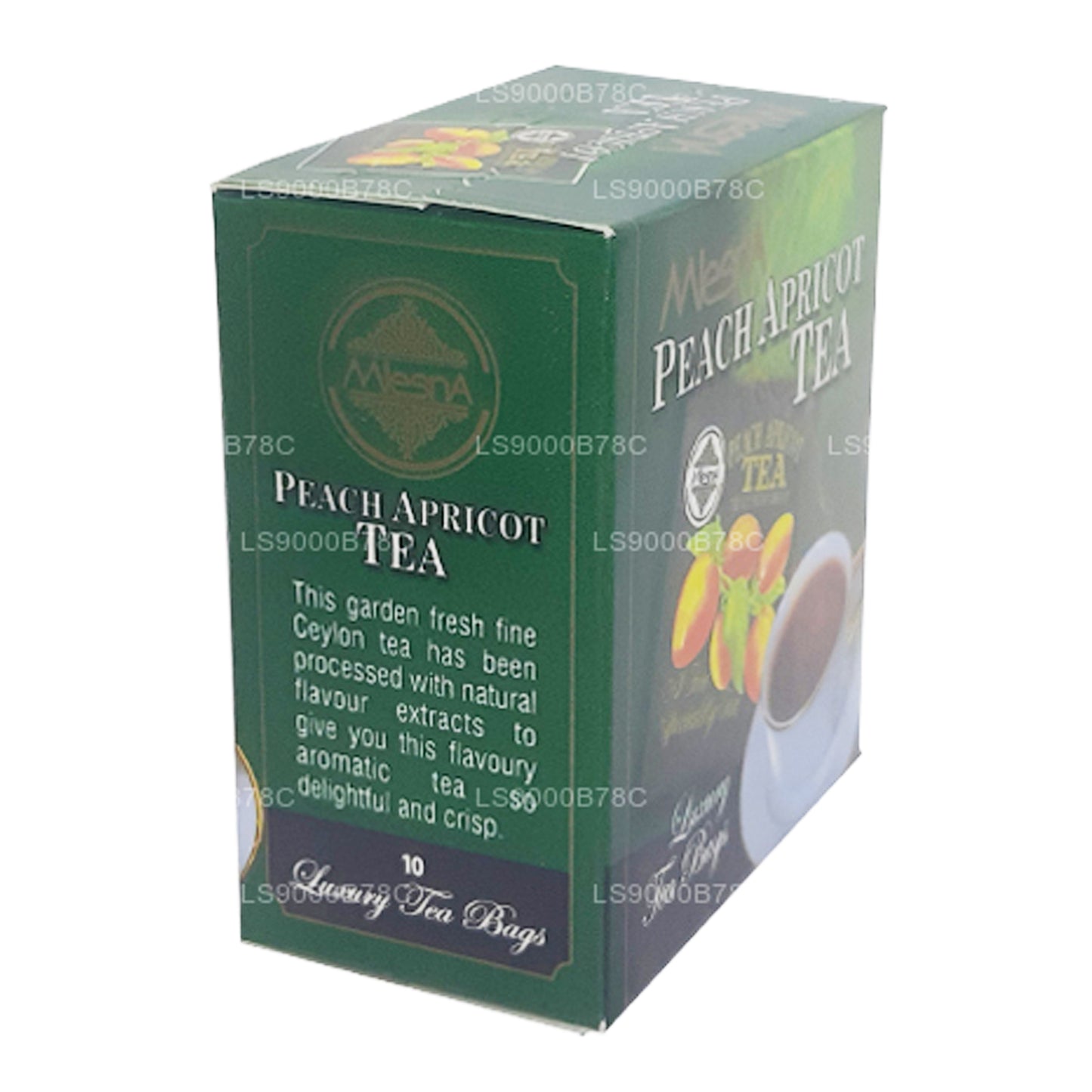 Mlesna Peach Apricot Tea (20g) 10 luksusowych torebek herbaty