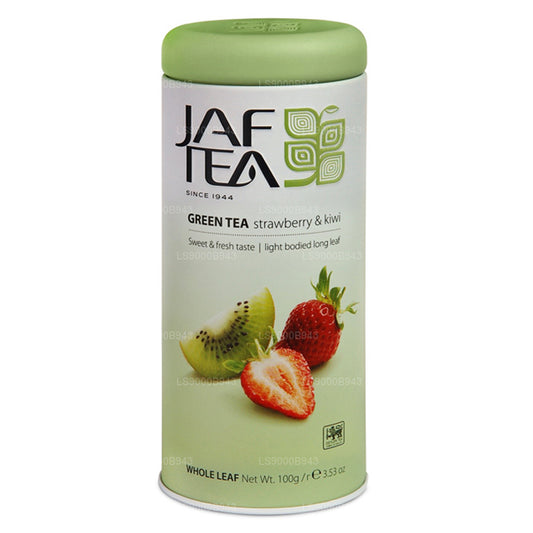 Jaf Tea Pure Green Kolekcja Truskawka i Kiwi (100g) Puszka