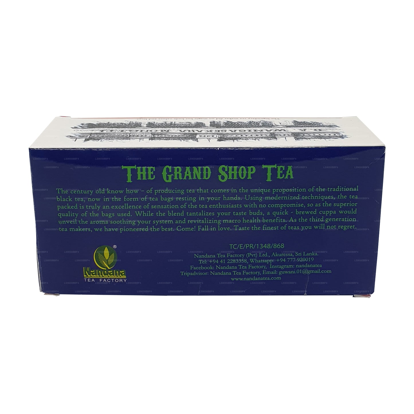 Nandana English Breakfast Tea (25 Tea Bags)