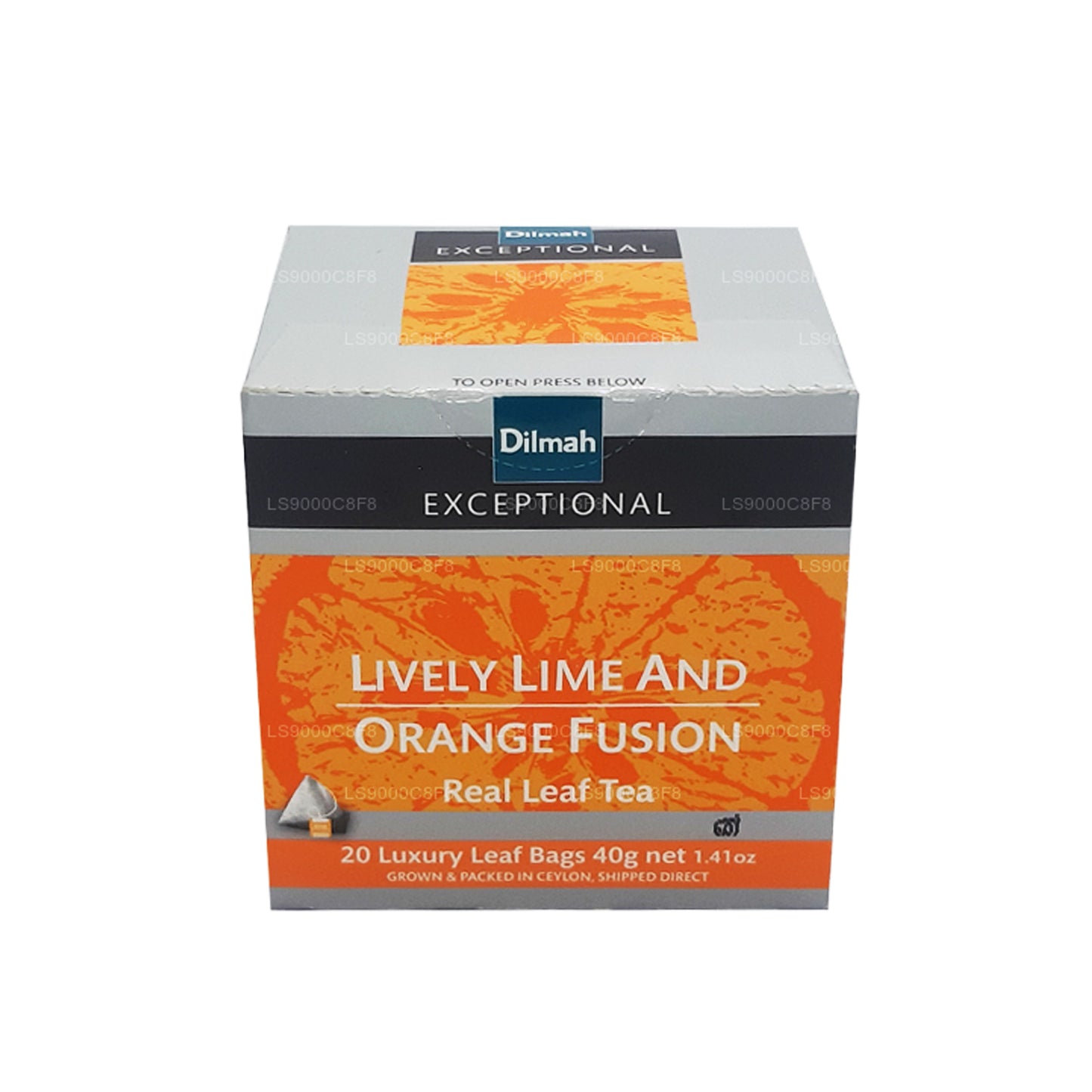 Dilmah Exceptional Lively Lively Lime and Orange Fusion Prawdziwa herbata liściasta (40g) 20 torebek