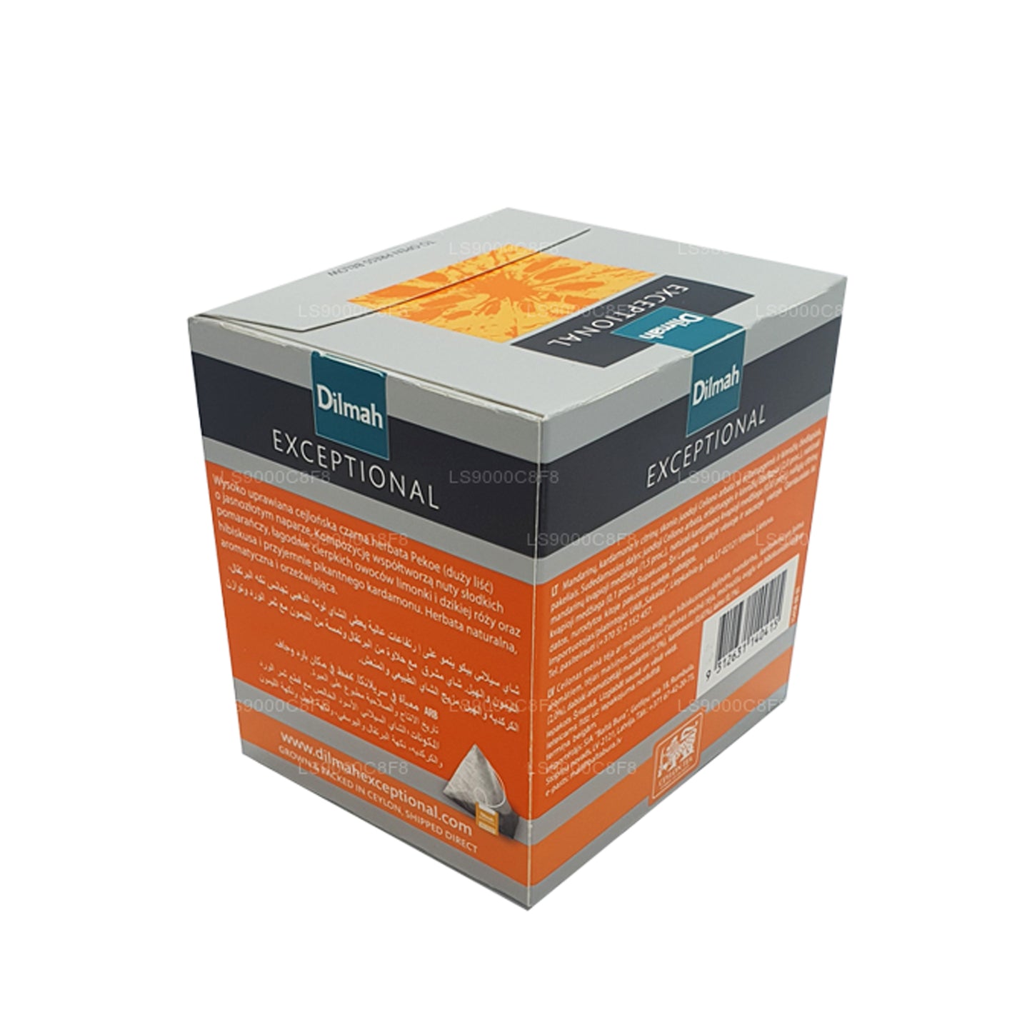 Dilmah Exceptional Lively Lively Lime and Orange Fusion Prawdziwa herbata liściasta (40g) 20 torebek