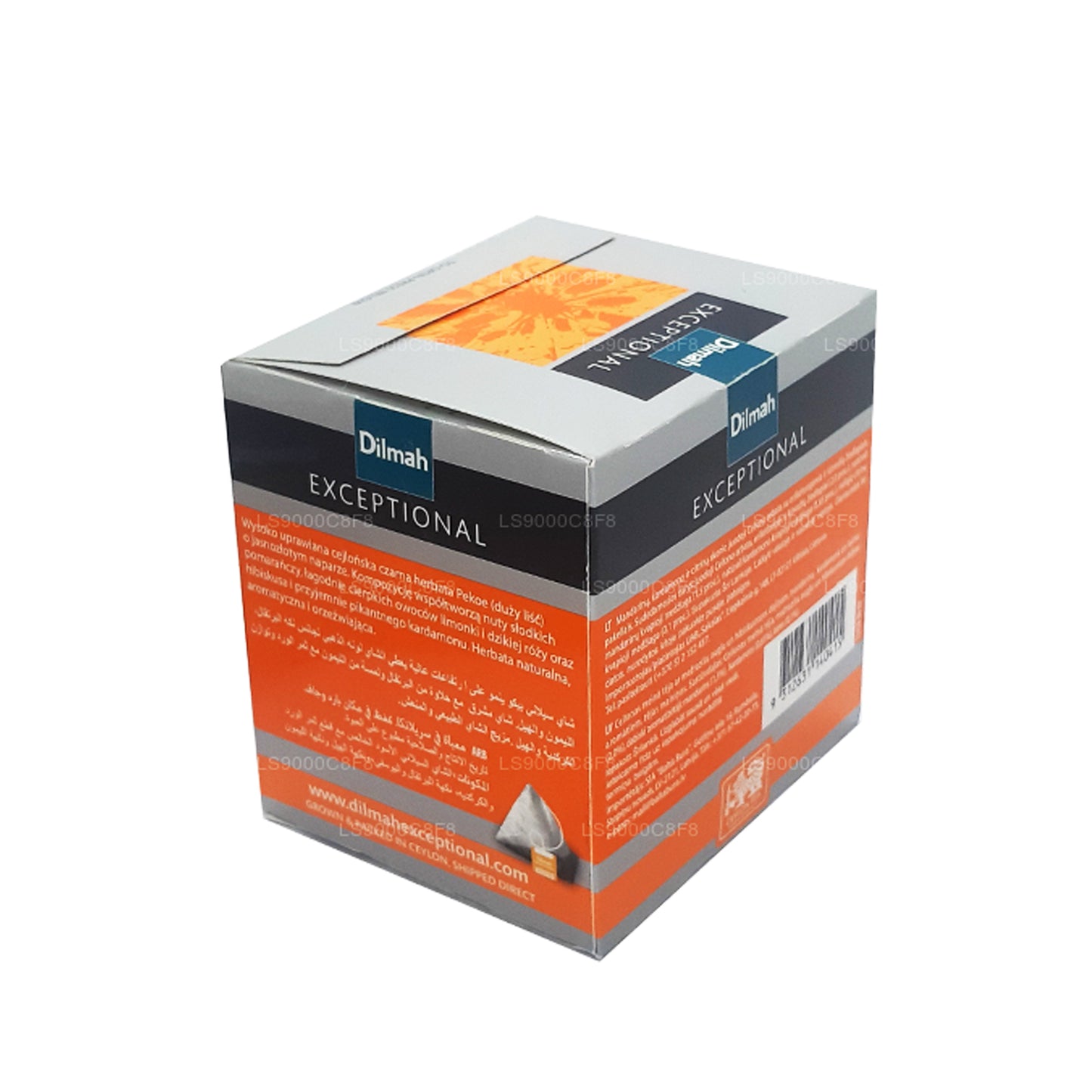 Dilmah Exceptional Lively Lively Lime and Orange Fusion Prawdziwa herbata liściasta (40g) 20 torebek