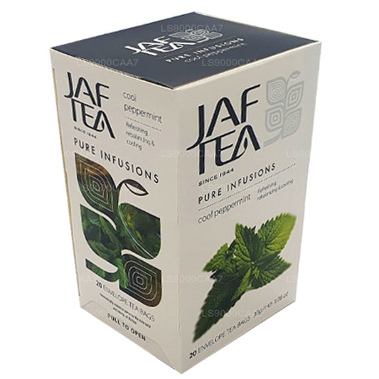 Jaf Tea Pure Infusions Collection Cool Peppermint Folia kopertowa Torebki na herbatę (30g)