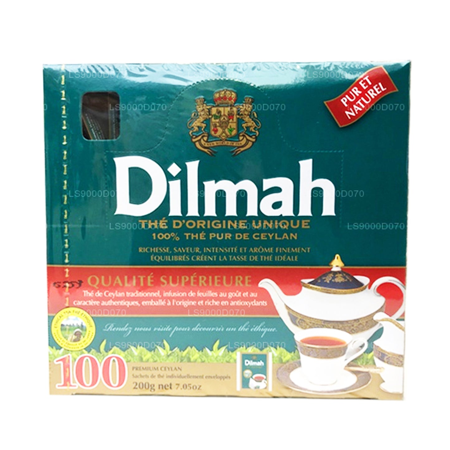 Koperta papierowa Dilmah Premiun (100 torebek na herbatę)