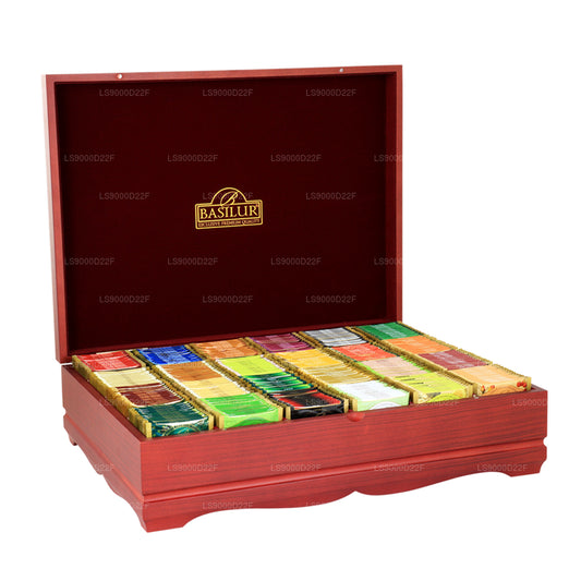 Basilur Executive Gifts Assorted 240 Torebka do herbaty Drewniana prezenterka (450g)