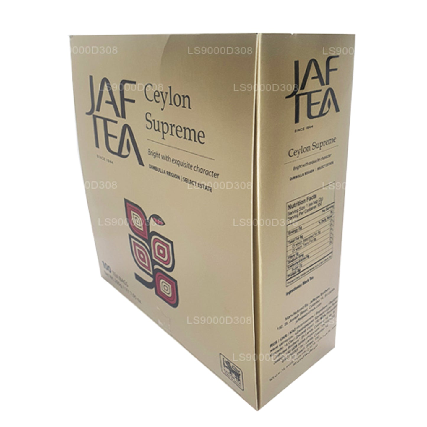 Jaf Tea Classic Gold Collection Ceylon Supreme 100 torebek herbaty String and Tag (200g)