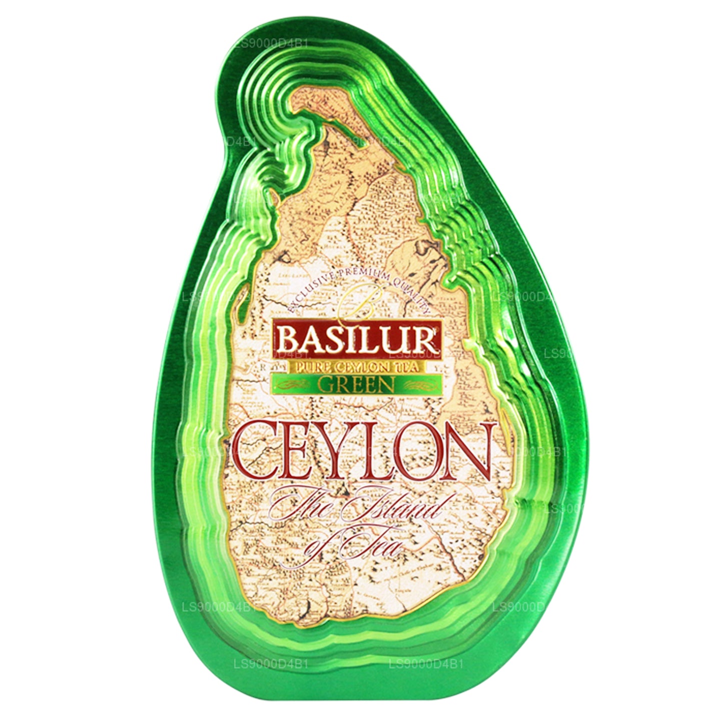 Basilur Wyspa Herbaty „Zielona” (100g) Caddy