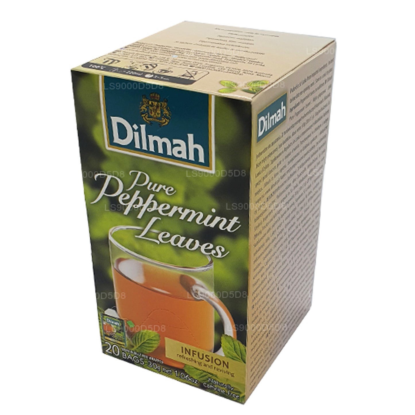 Dilmah Czyste liście mięty pieprzowej (30g) 20 torebek herbaty
