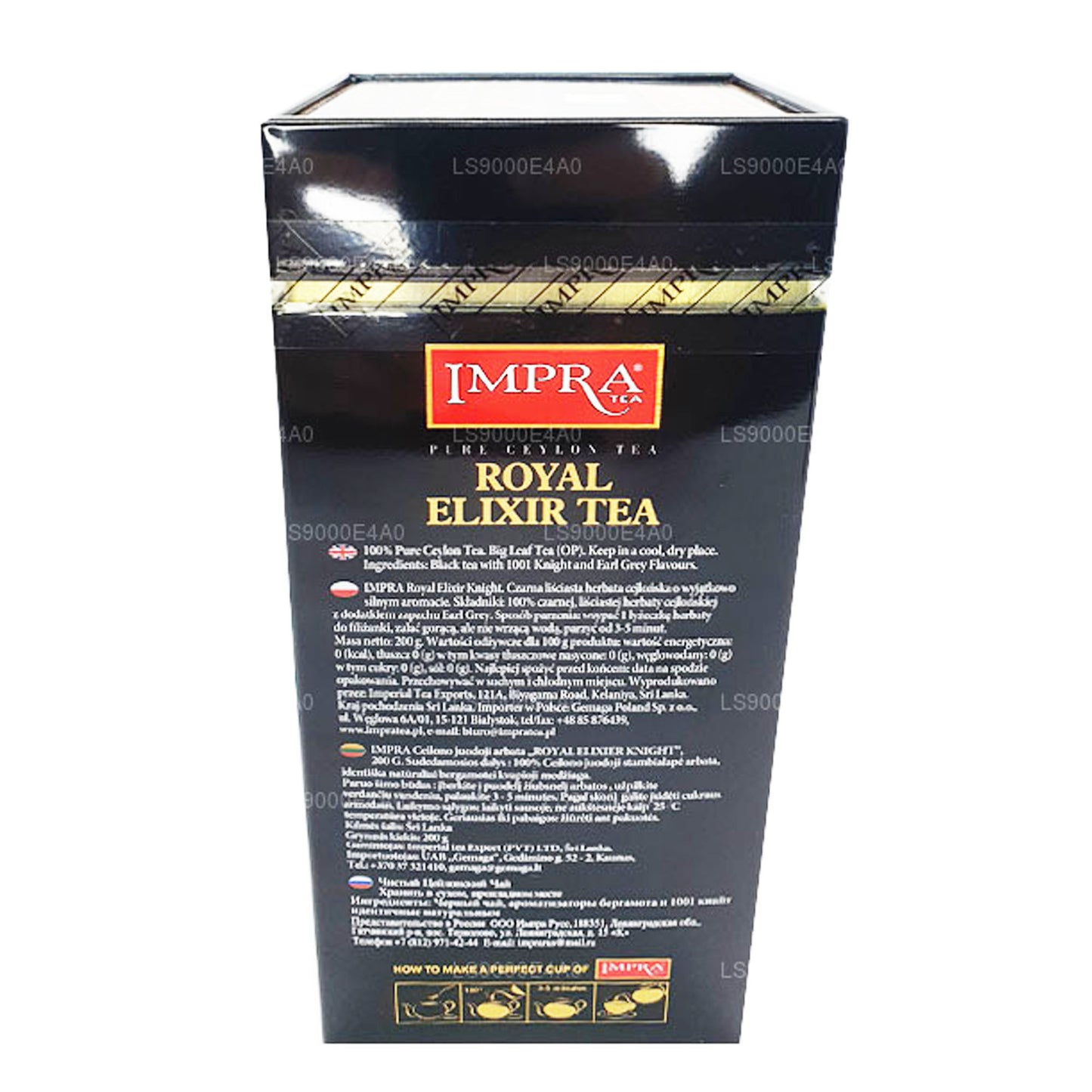 Impra Royal Elixir Knight Czysta herbata cejlońska (200g)