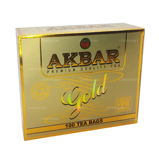Akbar Gold Premium 100% czysta herbata cejlońska (200g) 100 torebek