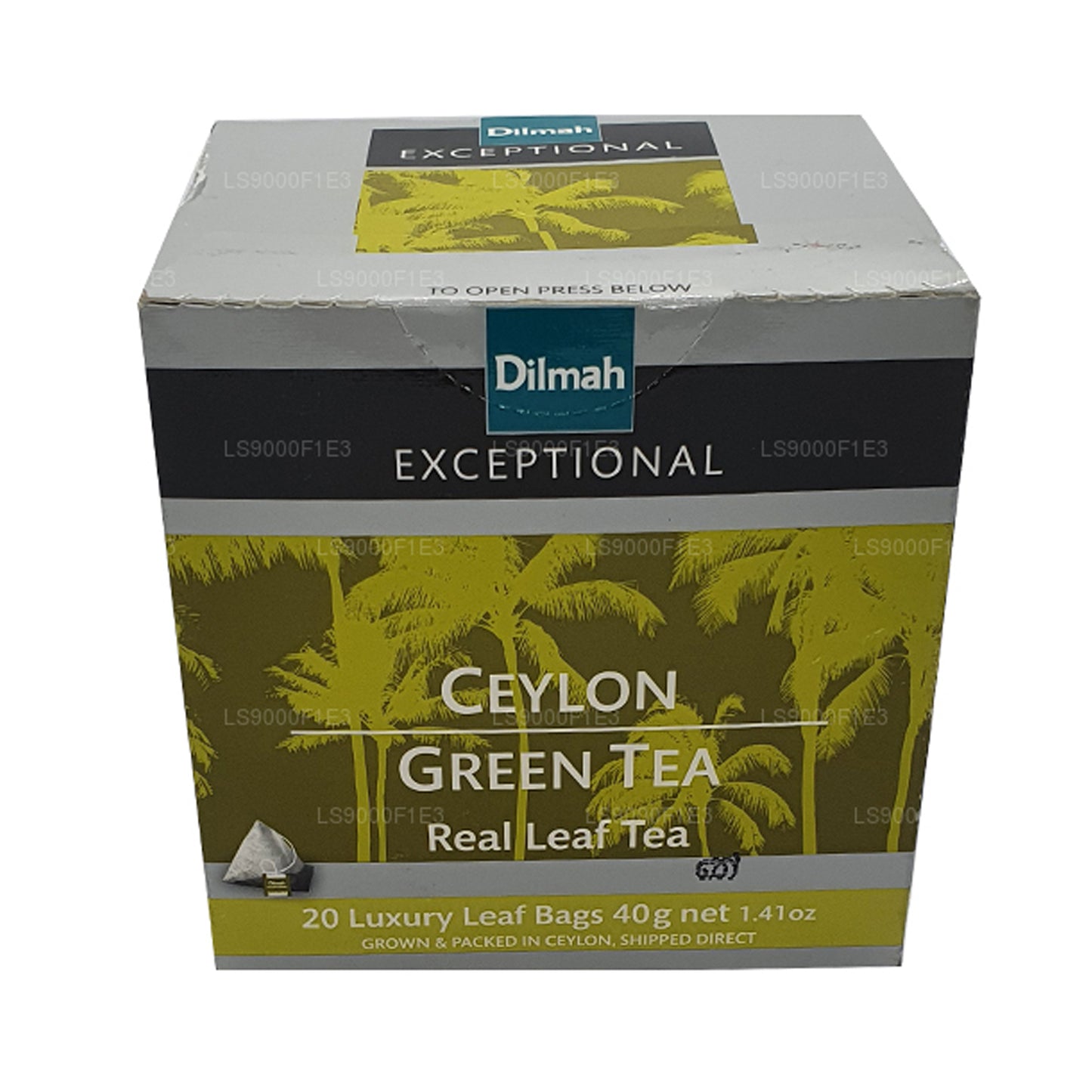 Dilmah Wyjątkowa Zielona Herbata Cejlońska (40g) 20 torebek