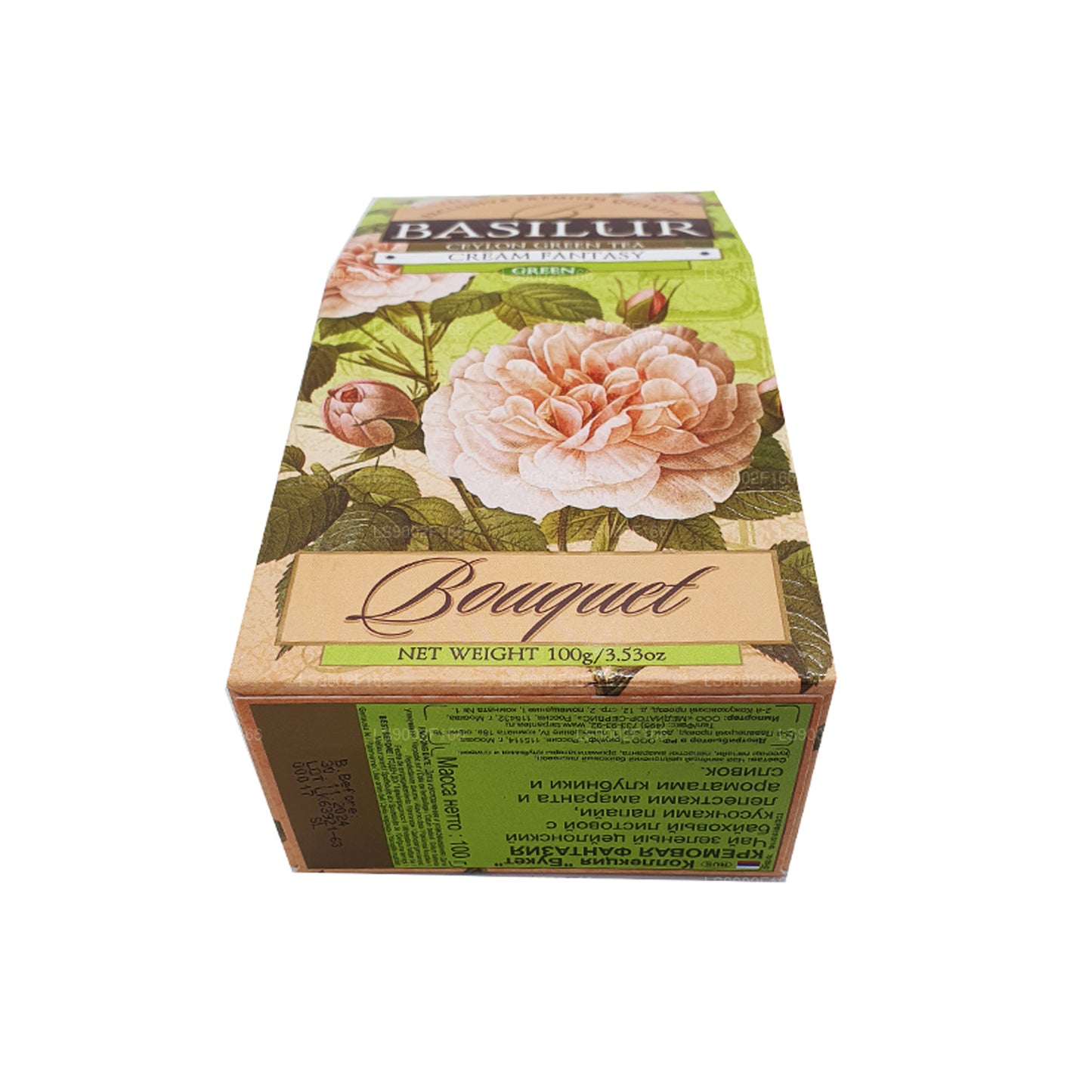 Basilur Cream Fantasy Ceylon Zielona Herbata (100g)