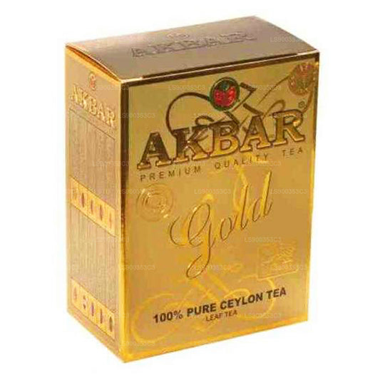 Akbar Gold Premium 100% czysta herbata cejlońska, herbata sypana (100g)