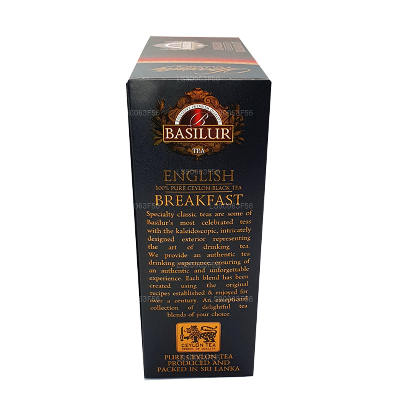 Basilur English Breakfast Pure Ceylon Black Tea (200g) 100 torebek herbaty