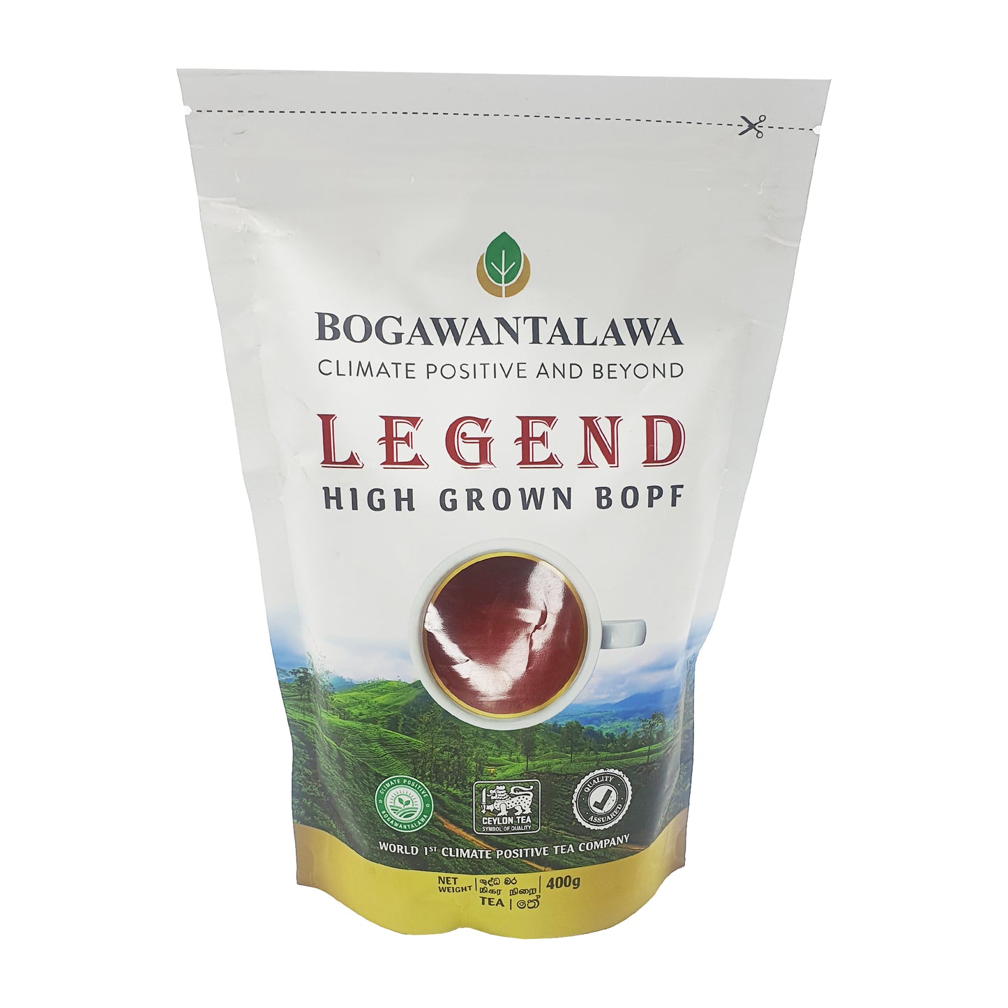 Bogawantalawa Legend Czysta czarna herbata (400g) 100% BOPF