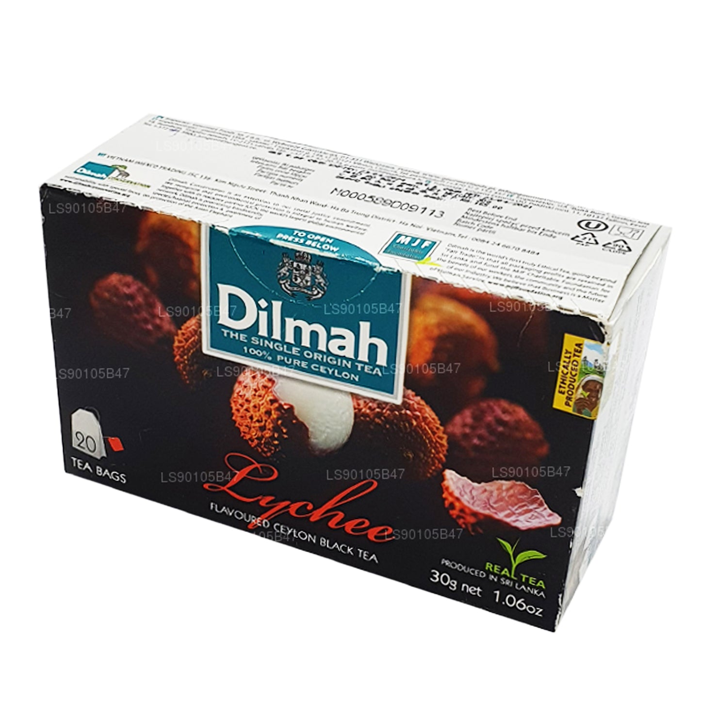 Dilmah Lychee Herbata czarna o smaku (30g)