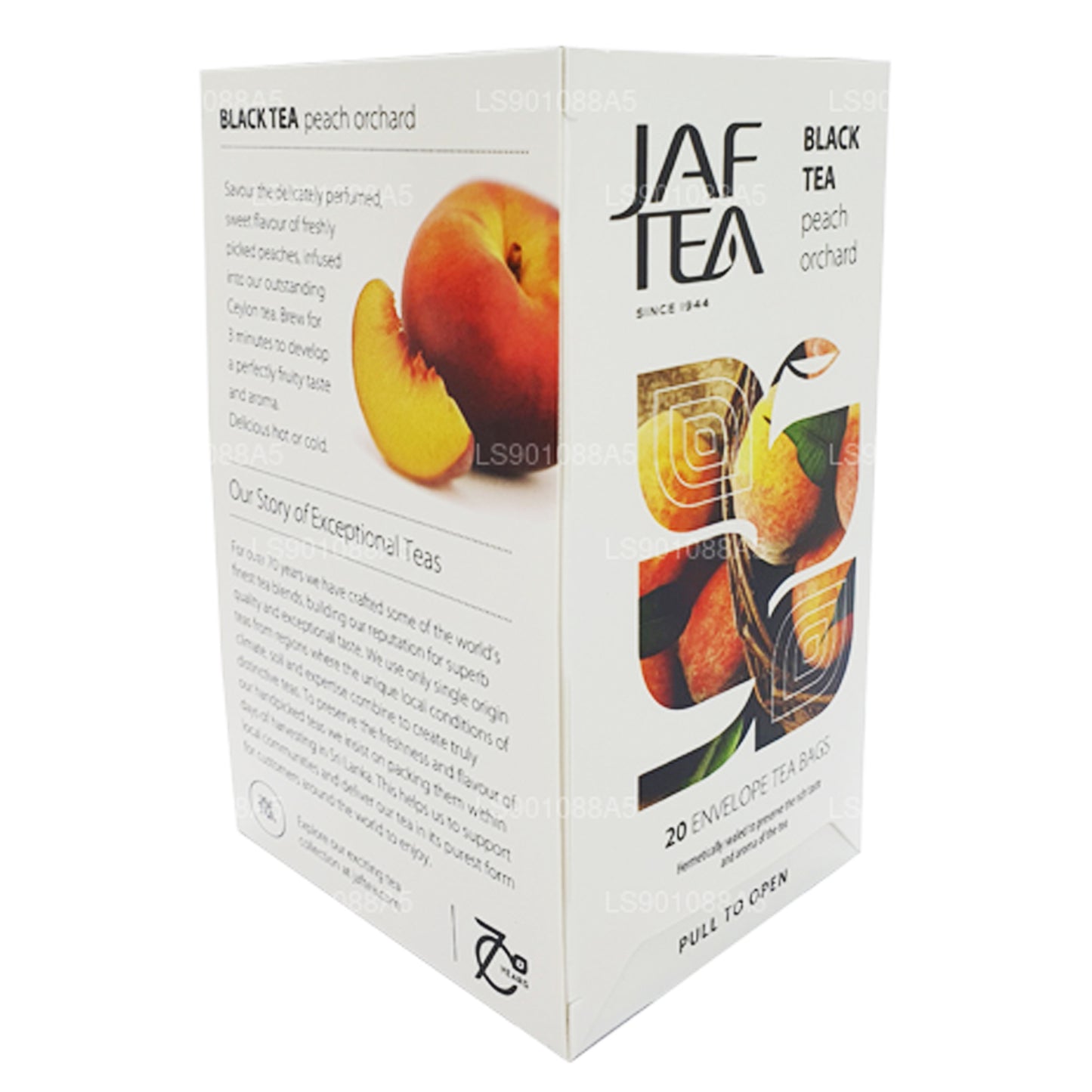 Jaf Tea Pure Fruits Kolekcja Czarna herbata Brzoskwinia Sad (30g) 20 torebek