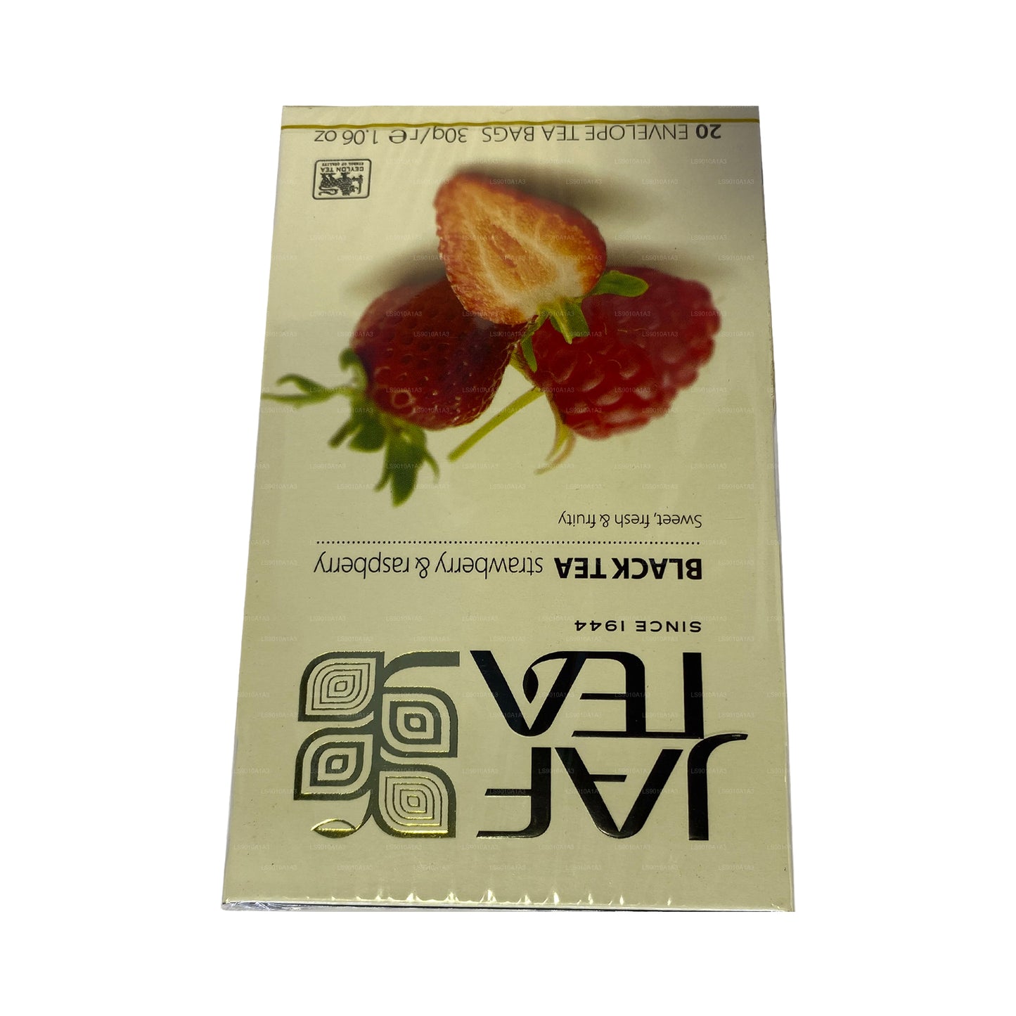 Jaf Tea Pure Fruits Kolekcja Czarna Herbata Truskawka i Malina (30g) 20 torebek