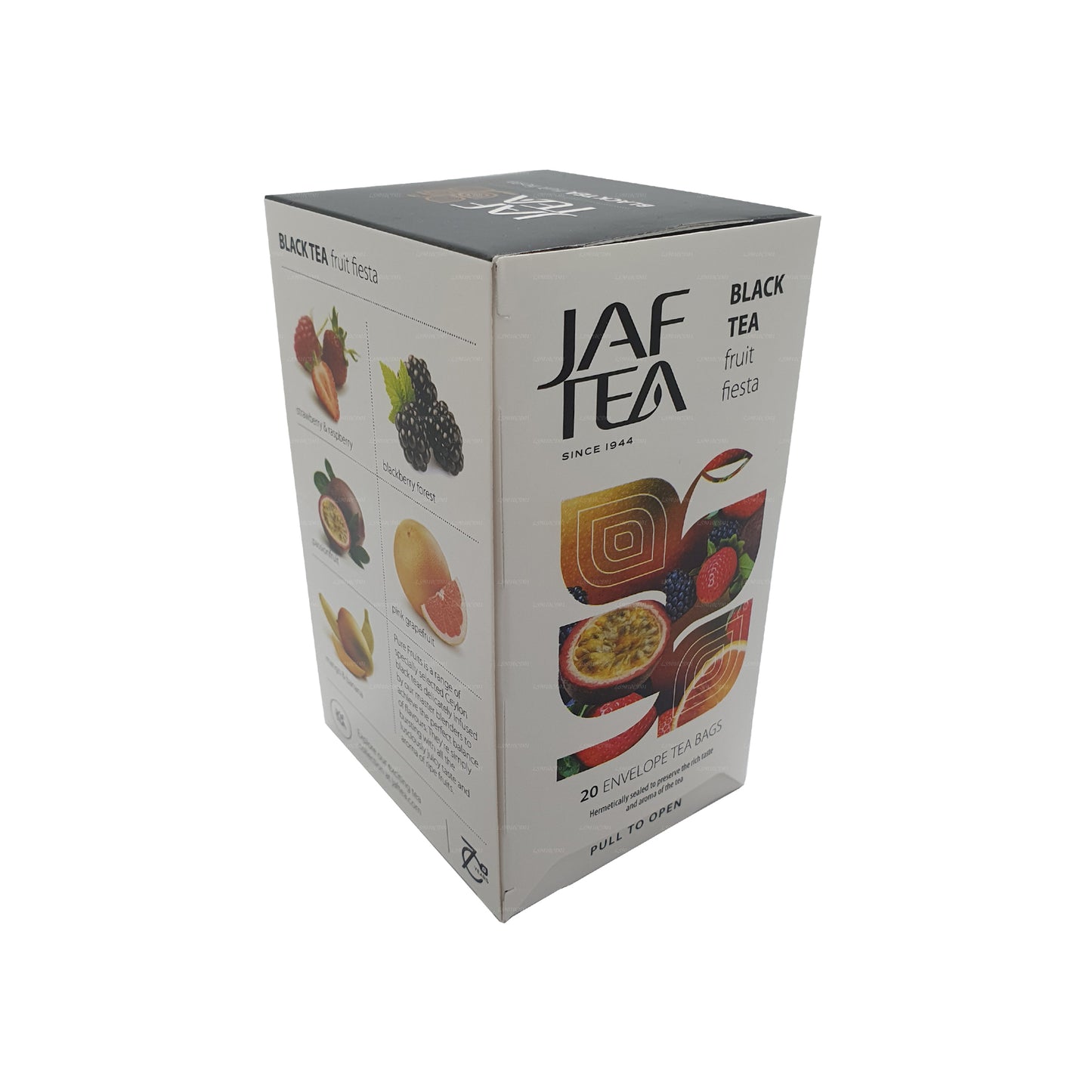 Jaf Tea Pure Fruits Kolekcja Czarna Herbata Owocowa Fiesta (30g) 20 torebek