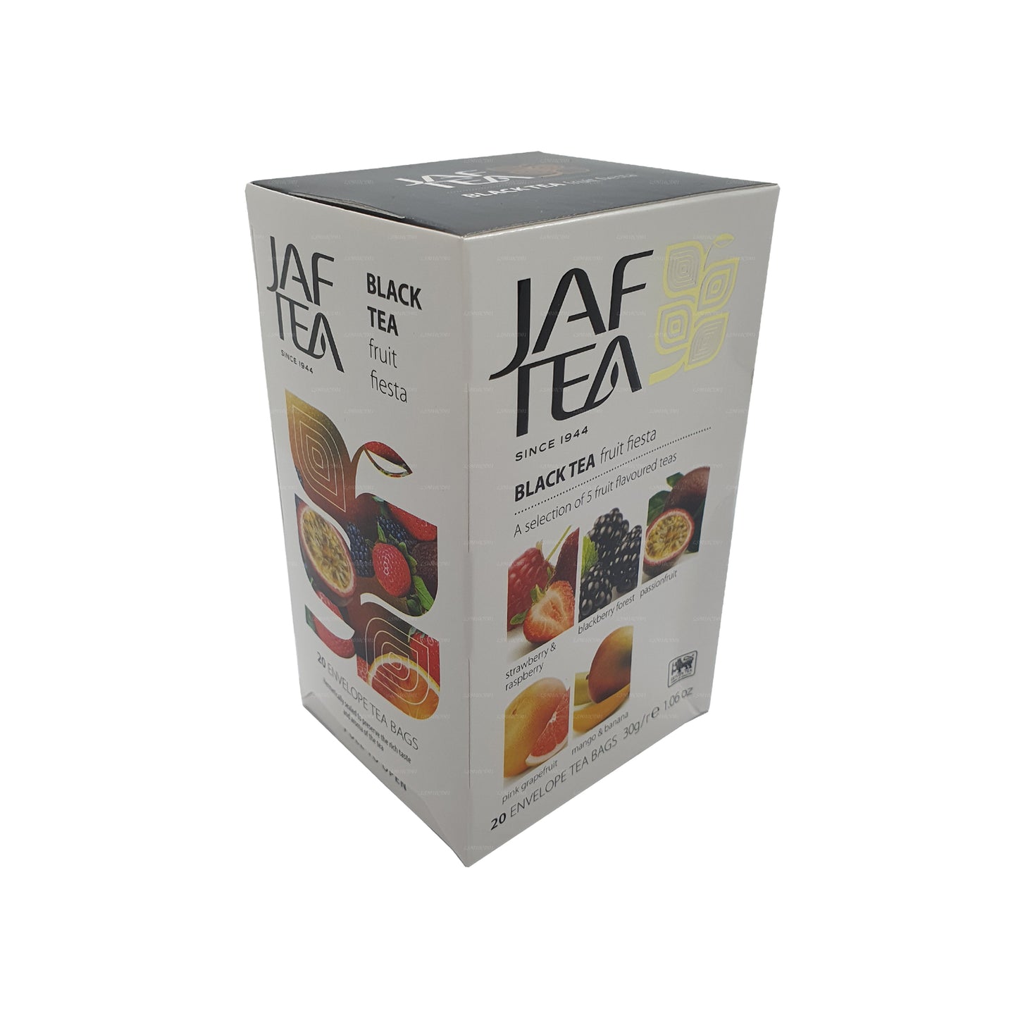 Jaf Tea Pure Fruits Kolekcja Czarna Herbata Owocowa Fiesta (30g) 20 torebek