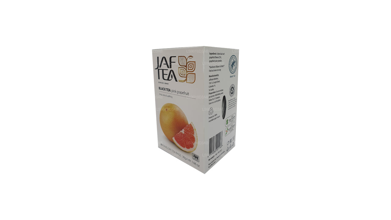 Jaf Tea Pure Fruits Kolekcja Czarna Herbata Różowa Grejpfrutowa folia kopertowa torebki do herbaty (30g)