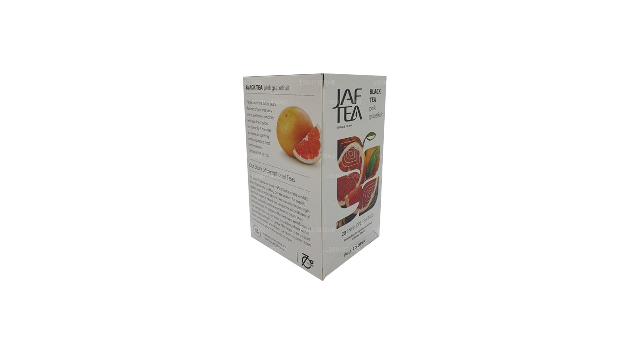 Jaf Tea Pure Fruits Kolekcja Czarna Herbata Różowa Grejpfrutowa folia kopertowa torebki do herbaty (30g)