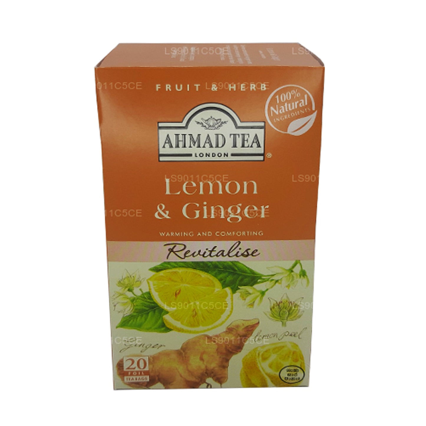 Ahmad Herbata Lemon & Ginger (40g) 20 torebek foliowych