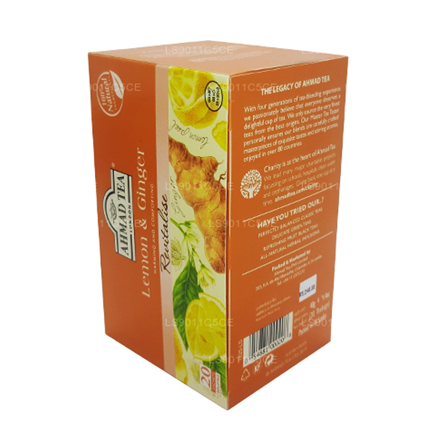 Ahmad Herbata Lemon & Ginger (40g) 20 torebek foliowych