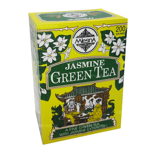 Mlesna Herbata zielona o smaku jaśminu (200g)
