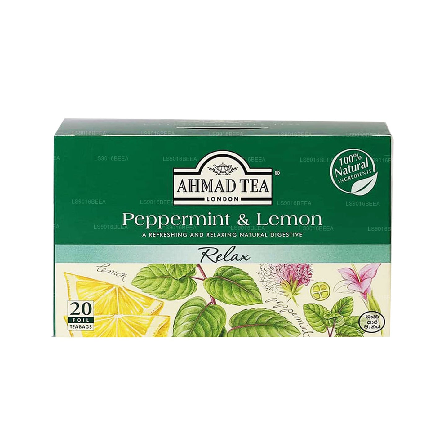 Ahmad Tea Herbata miętowa i cytrynowa (40g) 20 torebek foliowych