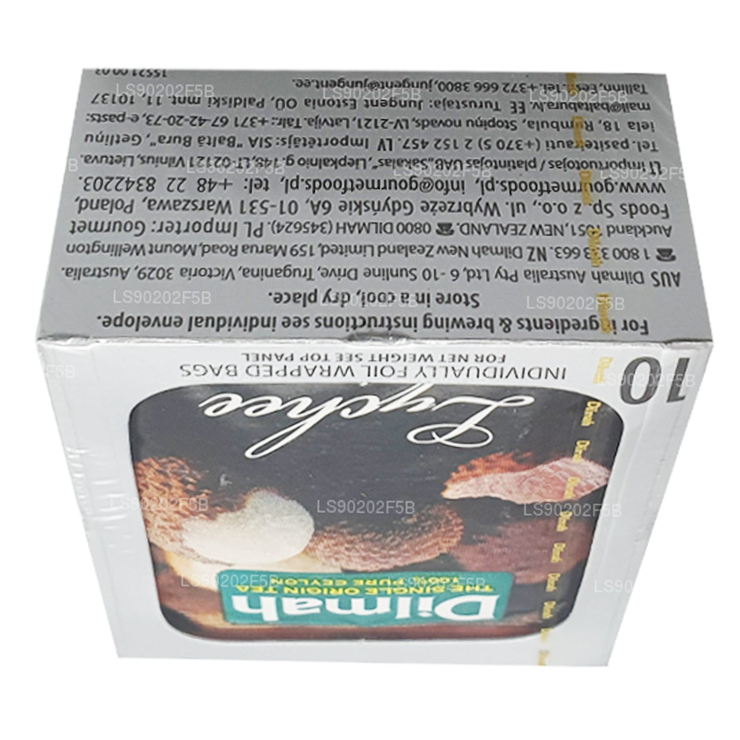 Dilmah Lychee Aromatyzowana Ceylon Czarna herbata (20g) 10 torebek